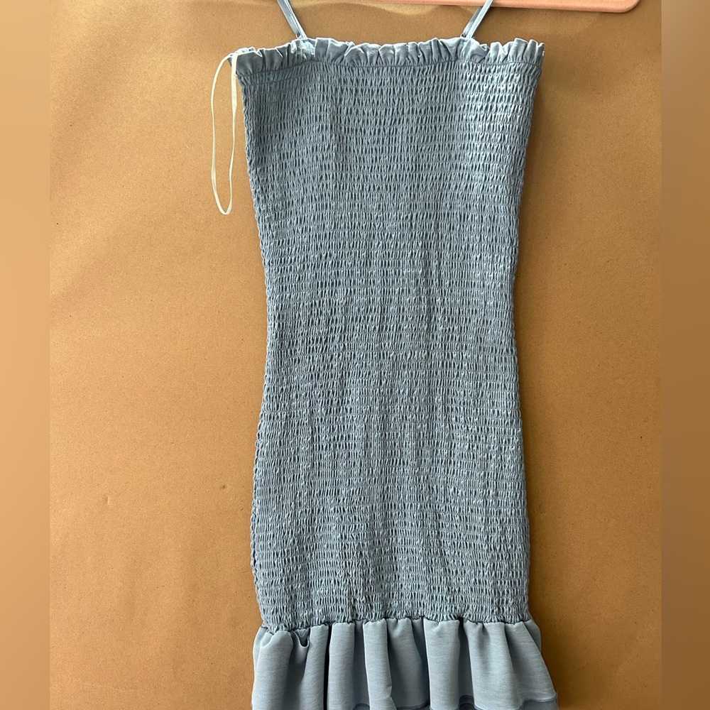 Blue dress